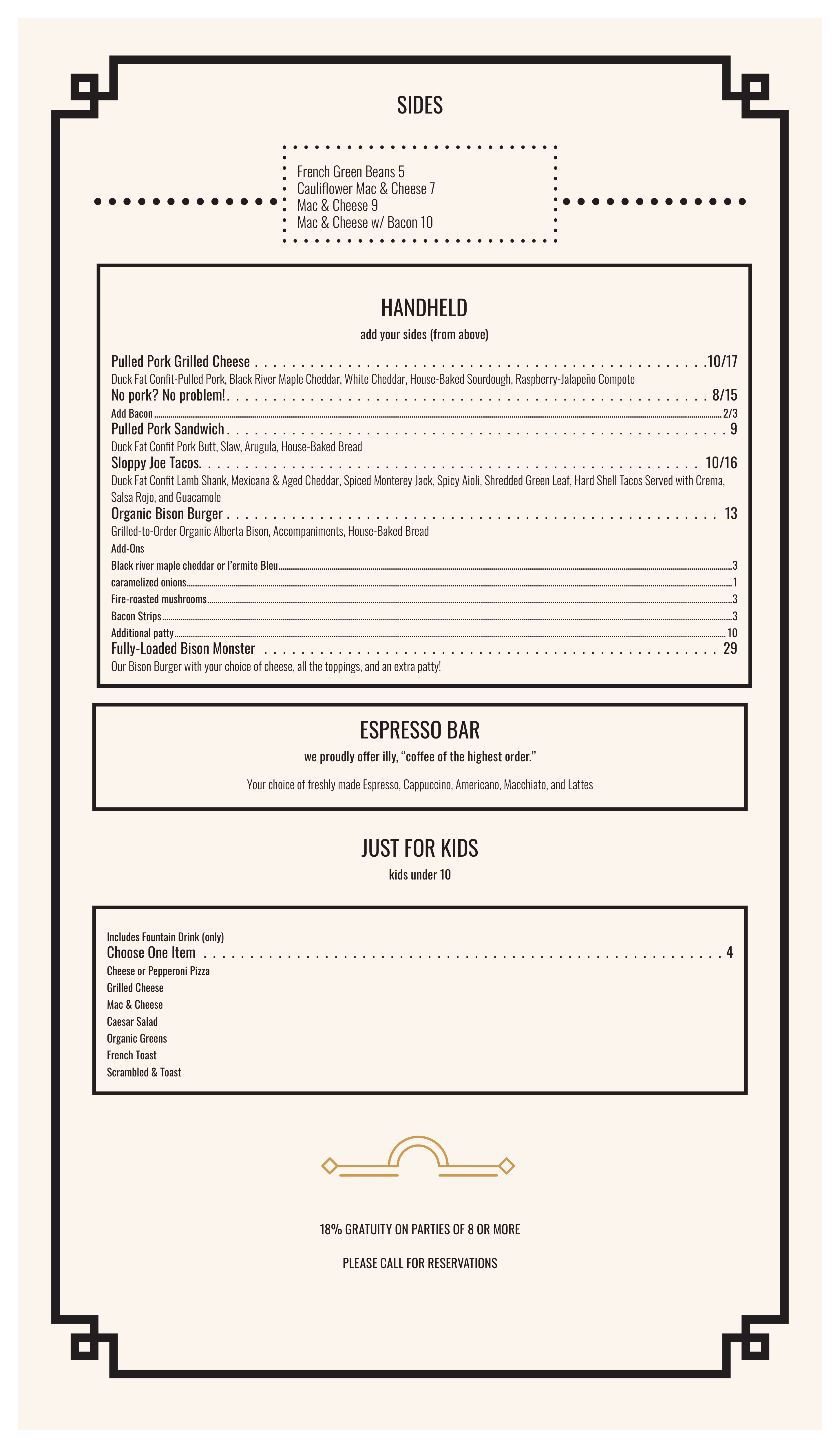Menu page 4