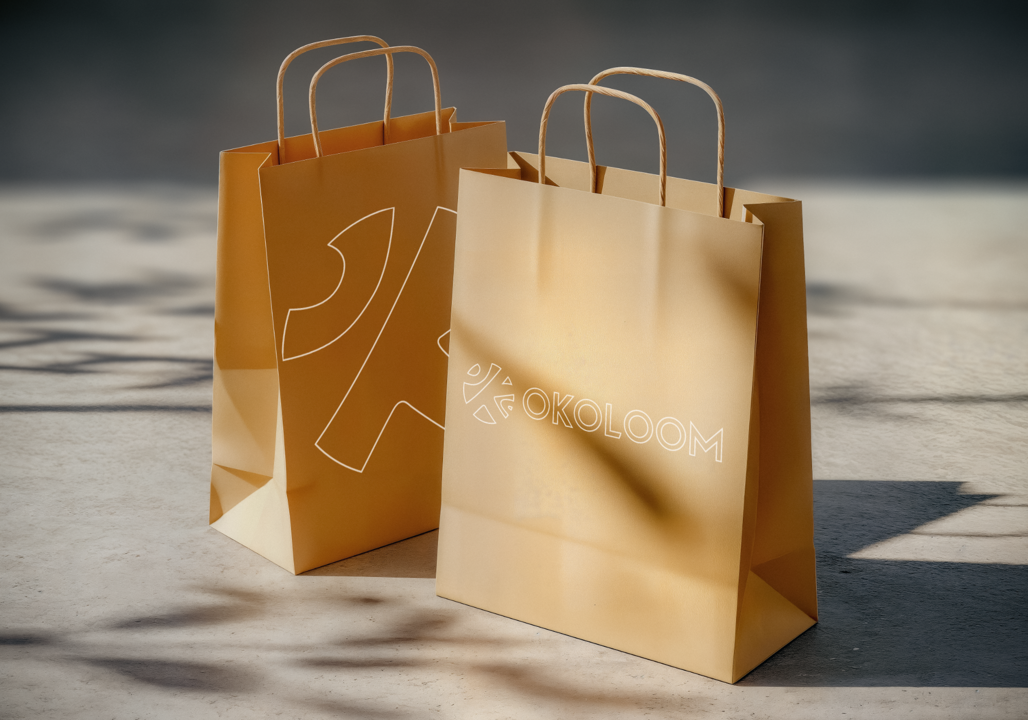 Shopping bags mockup
